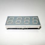 Yellow Green 4 Digit 0.56inch 7 Segment LED Display White Segment Gray Surface