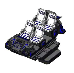 China 4 seats 9d Vr Game Machine , CE Certificate Vr Flight Simulator on sale