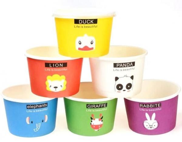 summer icecream shop paper ice cream cup/container,7 oz ICEcream paper cup made in china,Biodegradable Cups Icecream Pap