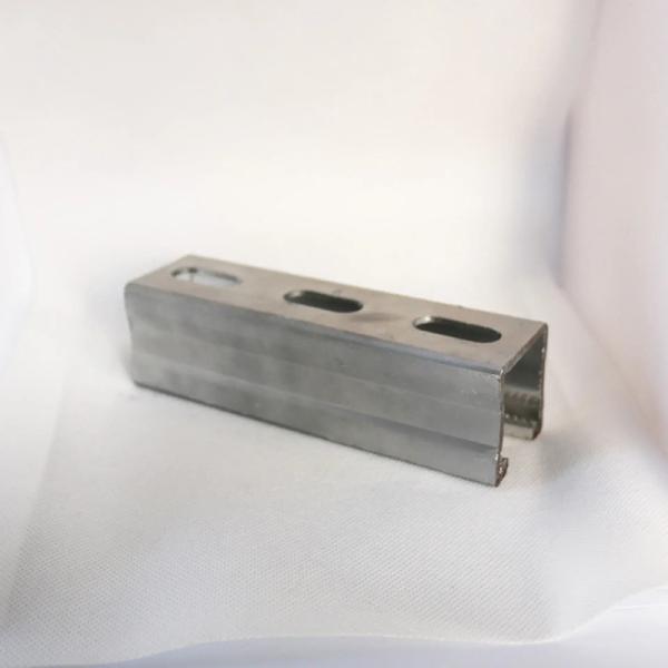 9/16 Inch Hole Size Solid Strut Channel with 14 Holes and 200 Lbs Weight Capacity for Construction Support