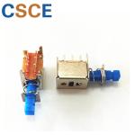 7.7x13x24.4mm Input Output Connectors Tact Switch With Elastic , Dip Type