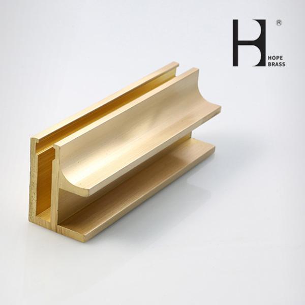 Customized Copper Alloy Shapes And DIY Lengths Decorative Brass Profiles CuZn38Pb1.5 C3604 C38500 ODM Customized Size