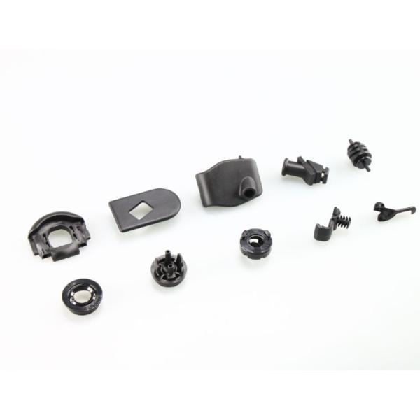 Rubber Compounds Injection Molding Molds Black Screw Parts With ISO Approval