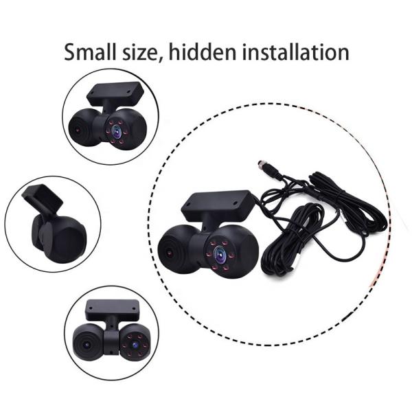 Patented Design HP 1080P Mini Dash Cam Dual Camera Hidden For Car