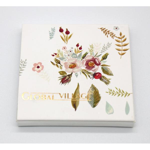 Flat Square Single Eyeshadow Packaging Envelopes With Transparent Window