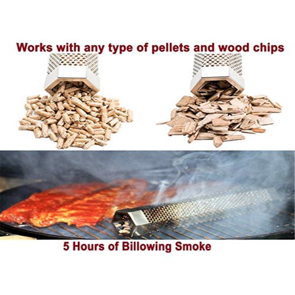 AISI304 Pellet Cold Smoke Generator Add Smoke Flavor To Grilled Foods