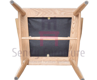 Sleek Low Back Wood Restaurant Chairs