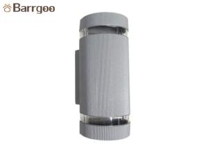 China Modern Grey Up Down Wall Lights Exterior , LED Outdoor Wall Sconce With GU10 Sockets on sale