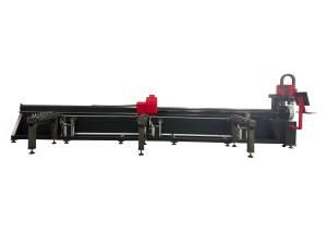 China Fiber Laser Pipe Cutting Machine , Metal Pipe Laser Cutting Machine 2000W 3000W on sale