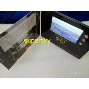 Wholesale Personalized Invitation Lcd Video Greeting Card Elegant Printed , Button Control from china suppliers