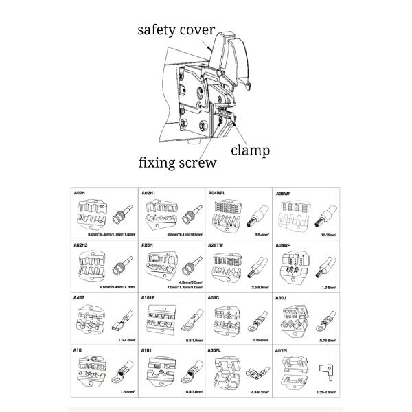 12.7KN Cable Lug Crimping Machine