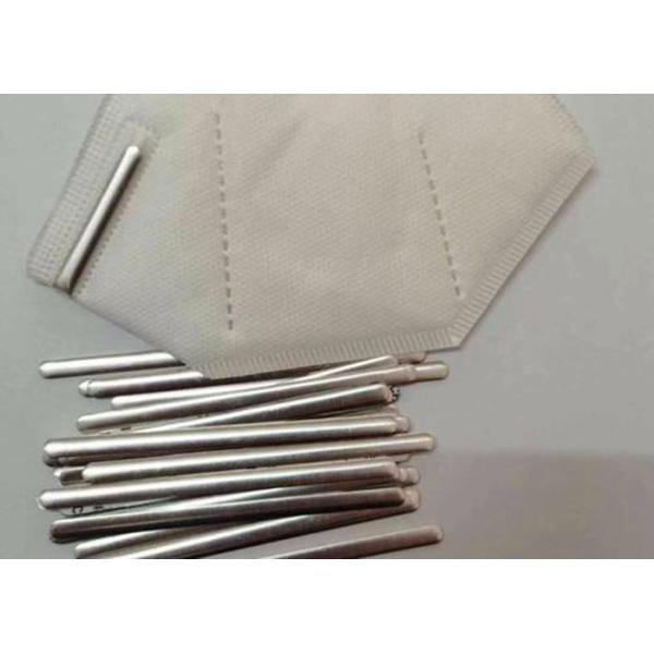 Nose Bridge Aluminum Strip Nose Clips With Adhesive For Face Shield