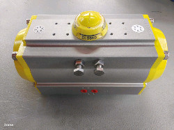 aluminum alloy quarter turn rack and pinion pneumatic actuator