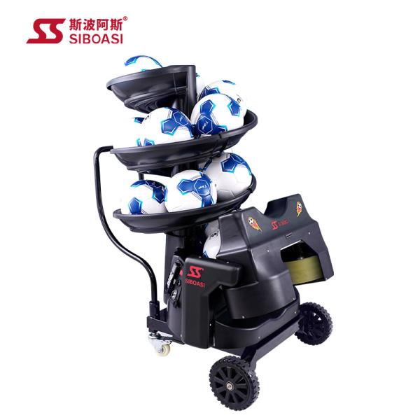 Quality DC 12V 150W Automatic Football Thrower Machine With Random Function for sale
