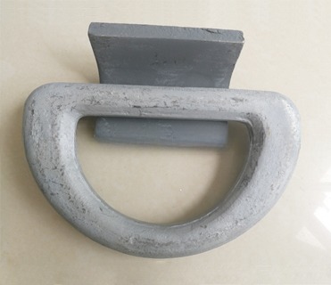 2000KN M.B.L Compression Stainless Steel Floor Mount Rope Car and Truck Accessories Lashing Tie Down D Rope Ring for Heavy-Duty