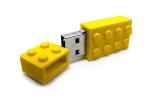 High Memory Capacities Smart Usb Stick , Building Block Shaped Flash Memory