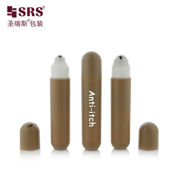 RPPG 25ml Cute Portable Pocket Size Plastic Roller Steel Ball Bottle Customization Travel Injection Custom Color Matte Finish Packaging