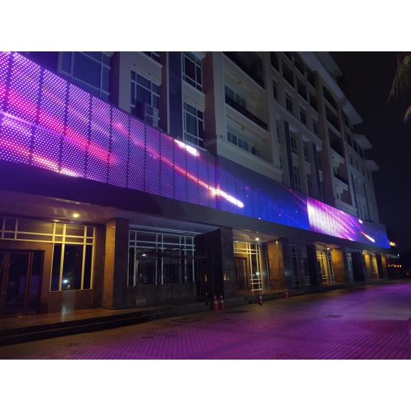 Entertainment Lighting LED Pixel Screen 30MM Pixel Dot DMX for Media Facade