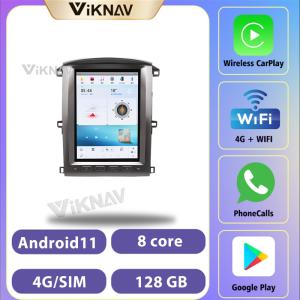 Wholesale 12.1 Inch Screen Stereo For 2003-2007 Toyota cruiser LC100 Navigation GPS Multimedia DVD Player Wireless Carplay from china suppliers