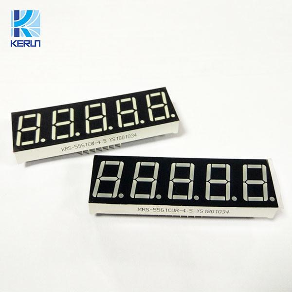 Quality 0.56 Inch Common Cathode Seven Segment Display 5 Digit For Power Equipment for sale