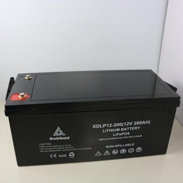 12v 200ah Lithium Rechargeable Lifepo4 Battery Smart With Lcd Screen Bms Battery