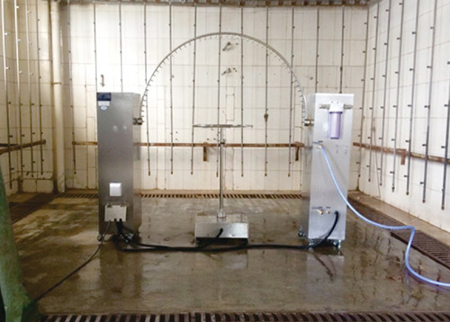 IEC60529 IEC Test Equipment , Oscillating Tube IPX4 Waterproof Test