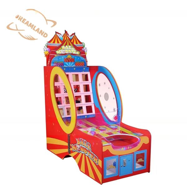 Fun Ticket Redemption Game Machine Coin Operated Ball Monster Game