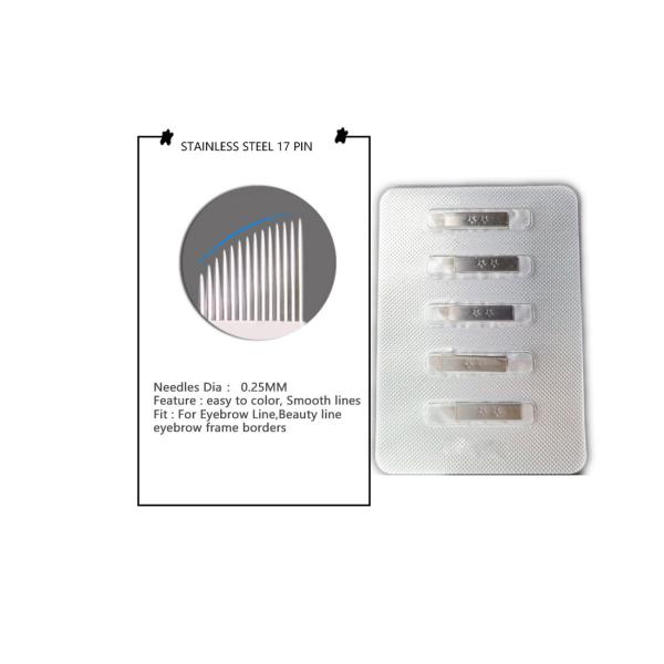 Healthy Permanent Makeup Needles , Different Sizes Tattoo Magnum Needles