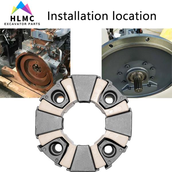 30H Flexible Rubber Coupling For DH55 DH80-7 DH60-7 ISO9001 / TS16949