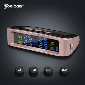 China Wireless TPMS LCD Color Screen Tire Pressure Sensor System IP67 Waterproof on sale