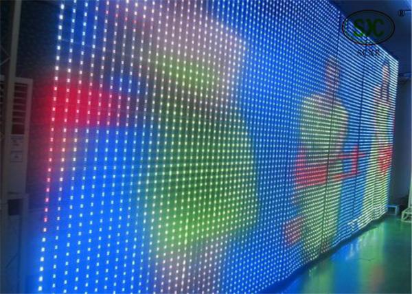 Quality DC-5V  P37.5 SMD  Curtain LED Display , moving Picture big LED display board for sale