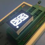 Super Amber LED Sixteen Segment Display 0.8 Inch For Automation Control
