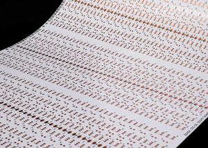 Wholesale 5050 single color LED Strip FPC Flexible Printed Circuit With 5050-30leds/PCS-10*503-24V Double layer board with double-sided white film FPC UL from china suppliers