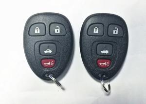 Keyless Remote Control Auto Key Fob Black Color GM Remote Start Key Fob