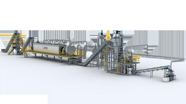 Quality Separating Waste Tire Recycling System Automatic Multipurpose for sale