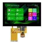 5.0-inch Color Capacitive Touch IPS TFT LCD/800x480 Full Viewing Angle TFT