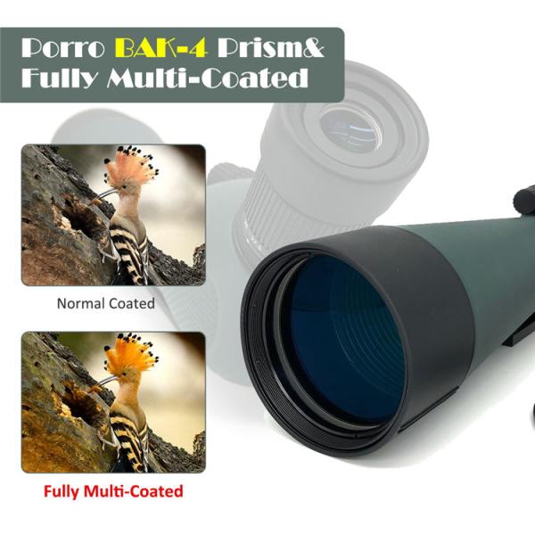 25-75x80 Long Distance Spotting Telescope High Definition