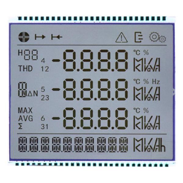 Electric Energy Meter LCD, Segment LCD Screen For 86 Multi-Function Three-Phase