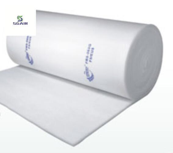 Quality Dust Removal Medium Filter Media / Ceiling Filter For Spray Booth for sale
