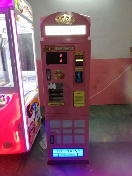Automatic bill exchange arcade game token ATM coin exchange machine automatic