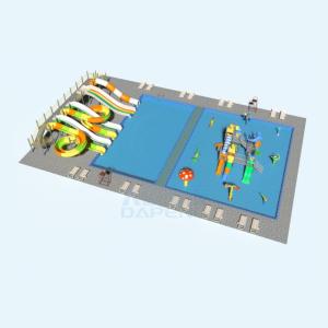 China Amusement Aqua Park Pool Toys Water Spray Play Sport Equipment Playground Slides for Sale on sale