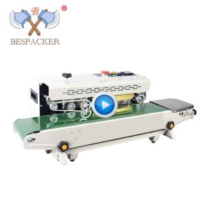 Wholesale 0.6Mpa Continuous Automatic Sealing Machine , 2.2KW Horizontal Bag Sealer from china suppliers