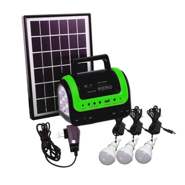 New Portable Solar Lamp with 3 LED Solar Lamp with Mobile Charge 5W 6V Solar Light