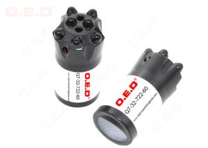 China 7 Tapered Angle Tungsten Carbide Button Drill Bit Diameter 32mm In Black Color on sale
