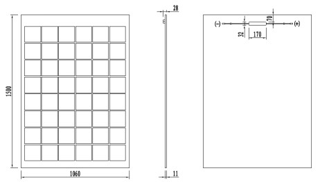 200W BIPV High Transparent Solar Panel With Mono Or Poly Solar Cell