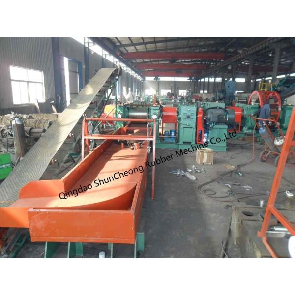 Tire Recycling Machine For Making Rubber Granules / Rubber Recycling Machinery