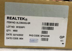 ALC5633Q-GR REALTEK S/PCM interface audio codec. The main functions have Stereo