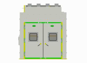 China 14m3 Solar Radiation Test Chamber , 380VAC 50hz Environmental Testing Chamber on sale
