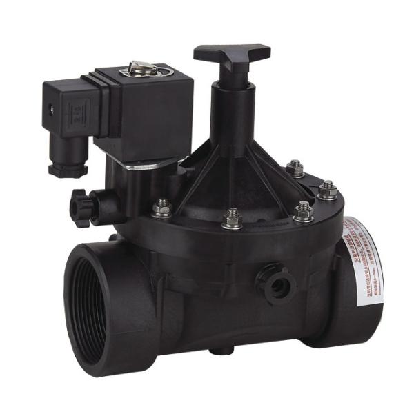 Black Bistable Latching 1 Inch 25MM Irrigation Solenoid Valve Plastic 12V 24VDC