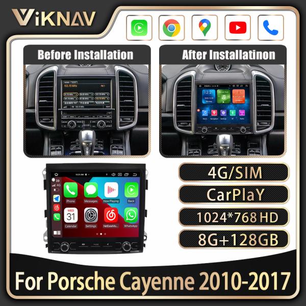Android 13 Head Unit Car Radio For Porsche Cayenne 2010-2017 Touch Screen